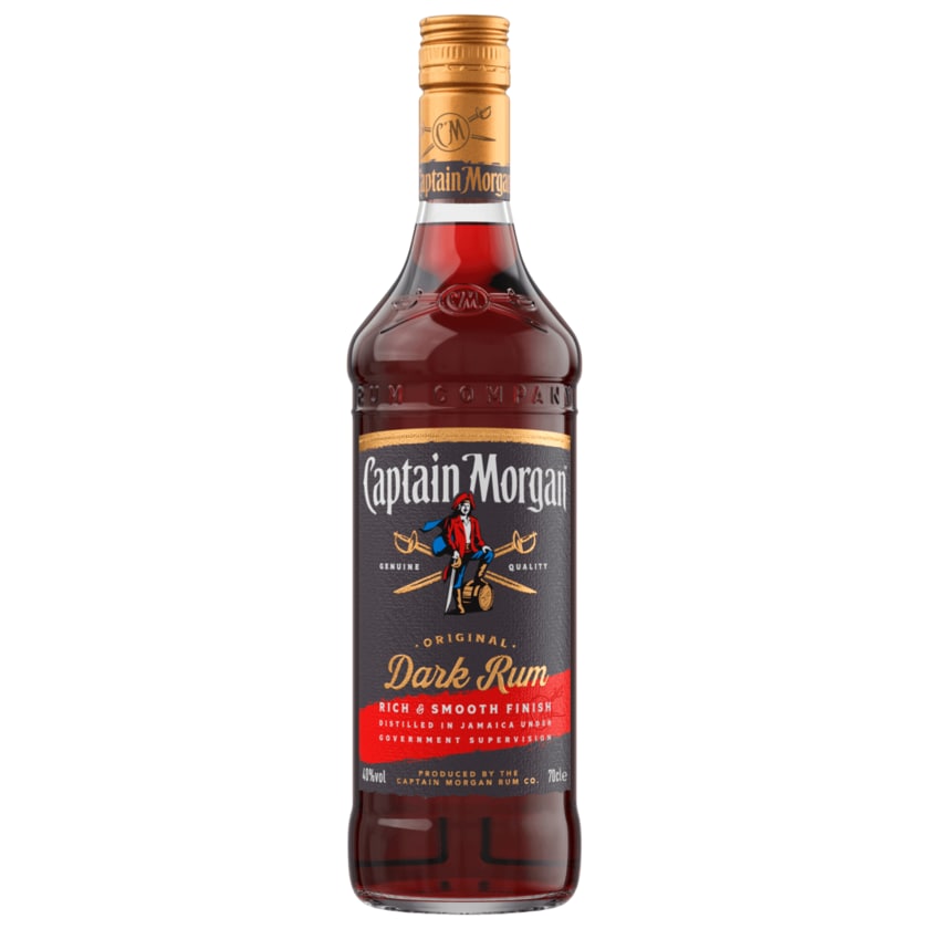 Captain Morgan Dark Rum Black 0,7l